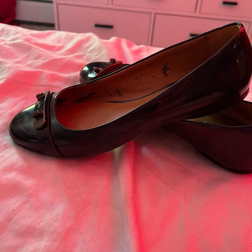 Black coach flats - Picture 2 of 8